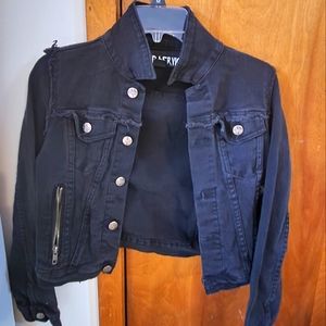 LIPSERVICE,Jean jacket,size small fits like a xsmall